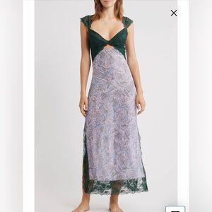NWT free people suddenly fine maxi slip XS